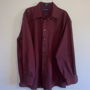 Dover arrow long sleeve oxford dress shirt size 18–36 tall